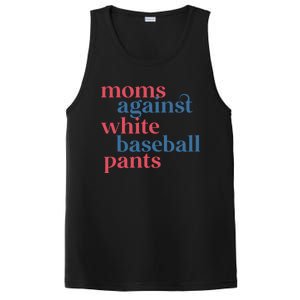 Moms Against White Baseball Pants PosiCharge Competitor Tank