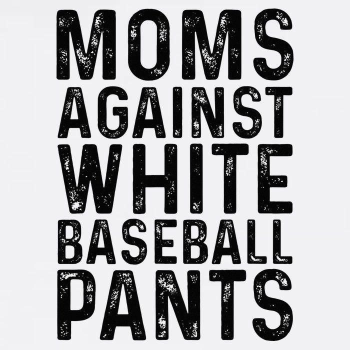 Moms Against White Baseball Pants For Mom Hat