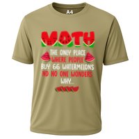 Math And Watermelons Mathematics Calculation Numbers Gift Cooling Performance Crew T-Shirt