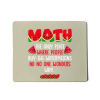 Math And Watermelons Mathematics Calculation Numbers Gift Mousepad