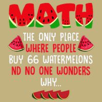 Math And Watermelons Mathematics Calculation Numbers Gift Mousepad