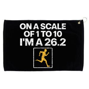 Marathon Art Women Marathon Finisher 26.2 Running Grommeted Golf Towel