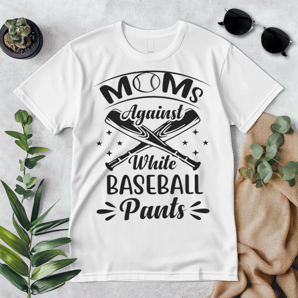 Moms Against White Baseball Pants Premium T-Shirt