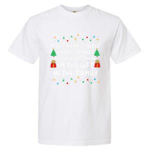 Might As Well Sleep Under The Tree Christmas Family Matching Funny Gift Garment-Dyed Heavyweight T-Shirt