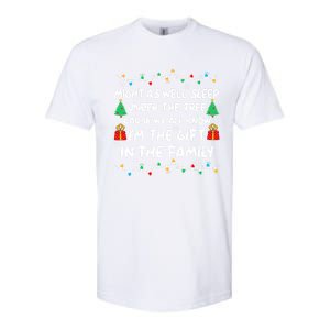 Might As Well Sleep Under The Tree Christmas Family Matching Funny Gift Softstyle CVC T-Shirt