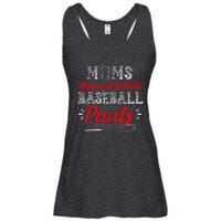 Moms Against White Baseball Pants Funny Baseball Mom Ladies Essential Flowy Tank