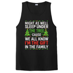 Might As Well Sleep Under The Tree Christmas Pajamas PosiCharge Competitor Tank