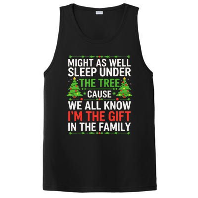 Might As Well Sleep Under The Tree Christmas Pajamas PosiCharge Competitor Tank