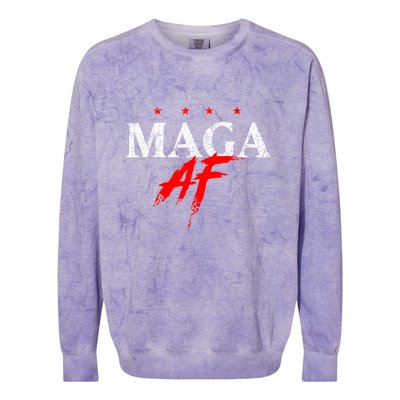 Maga Af We The People Have Spoken Donald Trump 47th President Of The Usa Colorblast Crewneck Sweatshirt