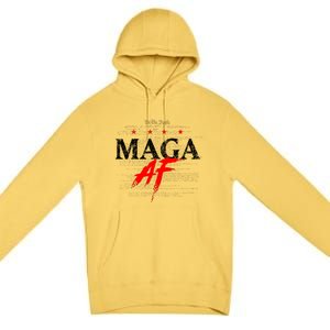 Maga Af We The People Have Spoken Donald Trump 47th President Of The Usa Premium Pullover Hoodie