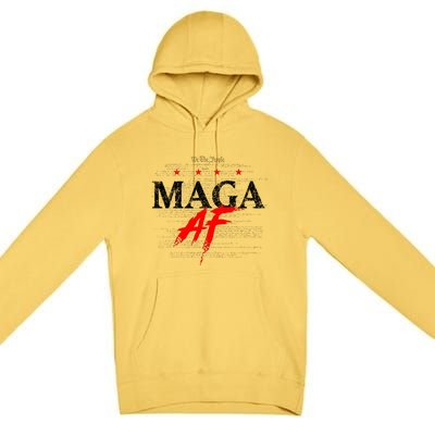 Maga Af We The People Have Spoken Donald Trump 47th President Of The Usa Premium Pullover Hoodie