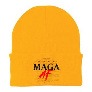 Maga Af We The People Have Spoken Donald Trump 47th President Of The Usa Knit Cap Winter Beanie