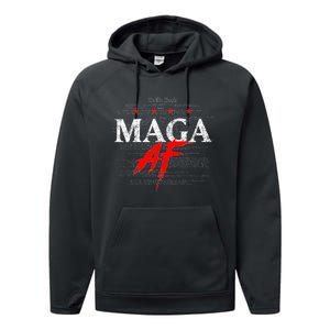 Maga Af We The People Have Spoken Donald Trump 47th President Of The Usa Performance Fleece Hoodie