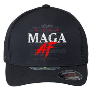 Maga Af We The People Have Spoken Donald Trump 47th President Of The Usa Flexfit Unipanel Trucker Cap