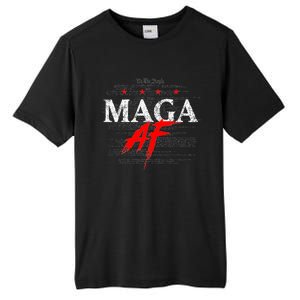 Maga Af We The People Have Spoken Donald Trump 47th President Of The Usa Tall Fusion ChromaSoft Performance T-Shirt