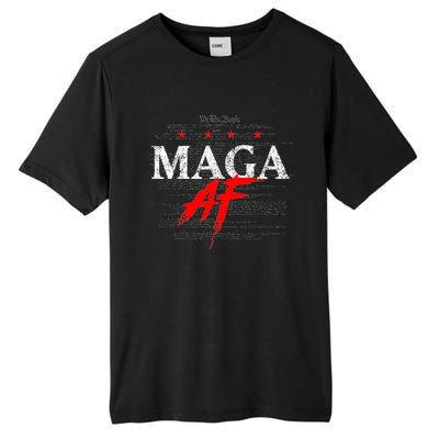 Maga Af We The People Have Spoken Donald Trump 47th President Of The Usa Tall Fusion ChromaSoft Performance T-Shirt