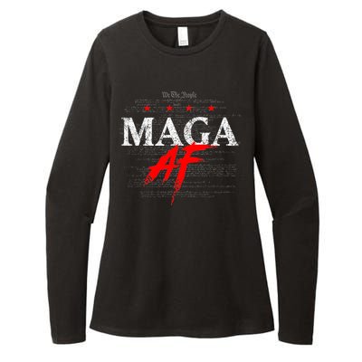 Maga Af We The People Have Spoken Donald Trump 47th President Of The Usa Womens CVC Long Sleeve Shirt