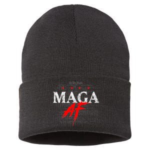 Maga Af We The People Have Spoken Donald Trump 47th President Of The Usa Sustainable Knit Beanie