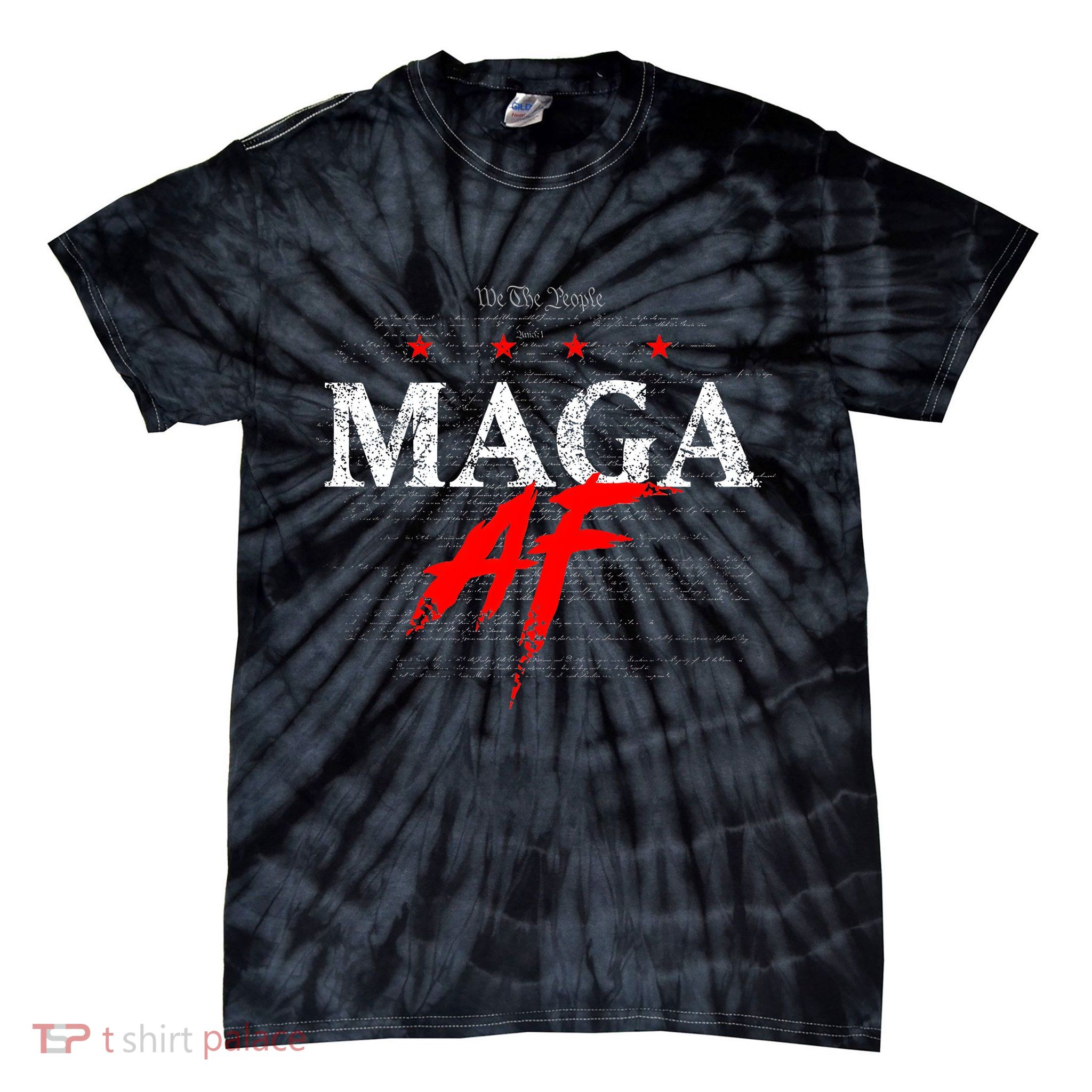 Maga Af We The People Have Spoken Donald Trump 47th President Of The Usa Tie-Dye T-Shirt