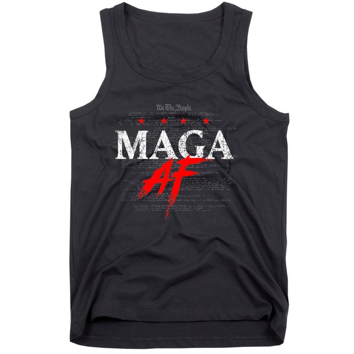 Maga Af We The People Have Spoken Donald Trump 47th President Of The Usa Tank Top