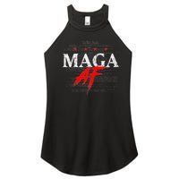 Maga Af We The People Have Spoken Donald Trump 47th President Of The Usa Women's Perfect Tri Rocker Tank