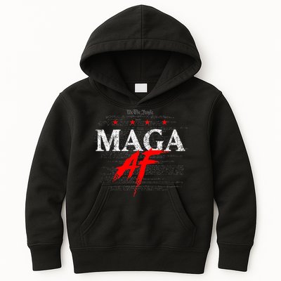 Maga Af We The People Have Spoken Donald Trump 47th President Of The Usa Kids Hoodie