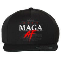 Maga Af We The People Have Spoken Donald Trump 47th President Of The Usa Wool Snapback Cap