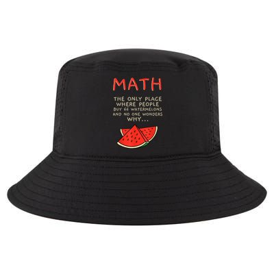 Math And Watermelons Mathematics Calculation Numbers Cool Comfort Performance Bucket Hat