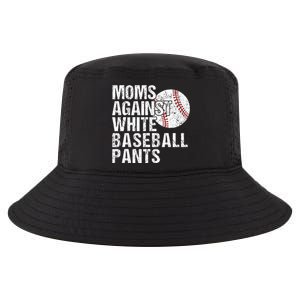 Moms Against White Baseball Pants Funny Baseball Mom Cool Comfort Performance Bucket Hat