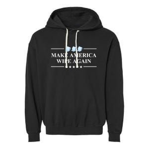 Make America Wipe Again Funny Gift Garment-Dyed Fleece Hoodie