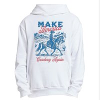 Make America Western Cowboy Again Retro Urban Pullover Hoodie