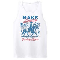 Make America Western Cowboy Again Retro PosiCharge Competitor Tank