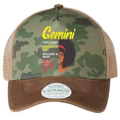 Melanin Afro Women Zodiac Sign Gemini Legacy Tie Dye Trucker Hat