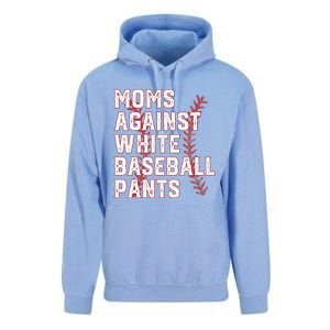 Moms Against White Baseball Pants Funny Baseball Unisex Surf Hoodie