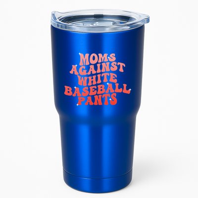 Moms Against White Baseball Pants Funny Tumbler
