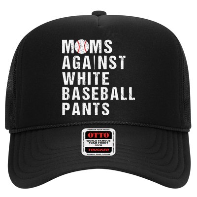 Moms Against White Baseball Pants Hat