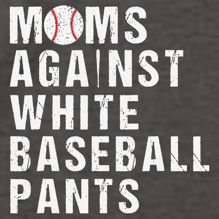 Moms Against White Baseball Pants Vector Backpack