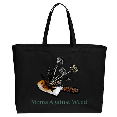 Moms Against Weed Funny For Women Cotton Canvas Jumbo Tote