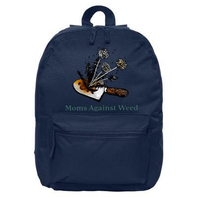 Moms Against Weed Funny For Women 16 in Basic Backpack