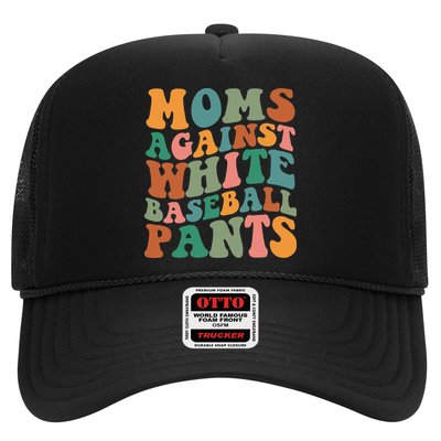 Moms Against White Baseball Pants Funny Baseball Mom Hat