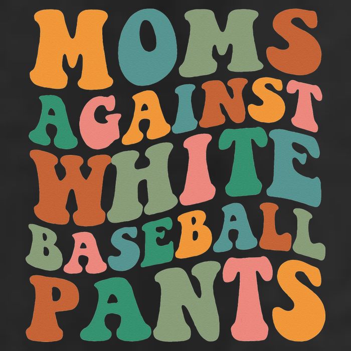 Moms Against White Baseball Pants Funny Baseball Mom Hat