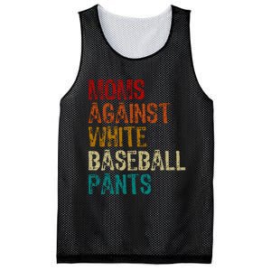 Moms Against White Baseball Pants Mesh Reversible Basketball Jersey Tank