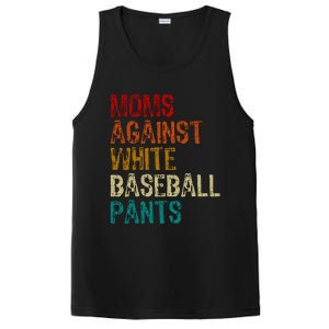 Moms Against White Baseball Pants PosiCharge Competitor Tank