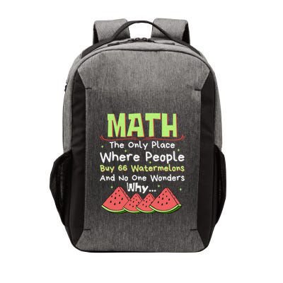 Math And Watermelons Mathematics Calculation Numbers Funny Gift Vector Backpack