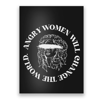 Medusa Angry Women Will Change The World Greek Mythology Poster