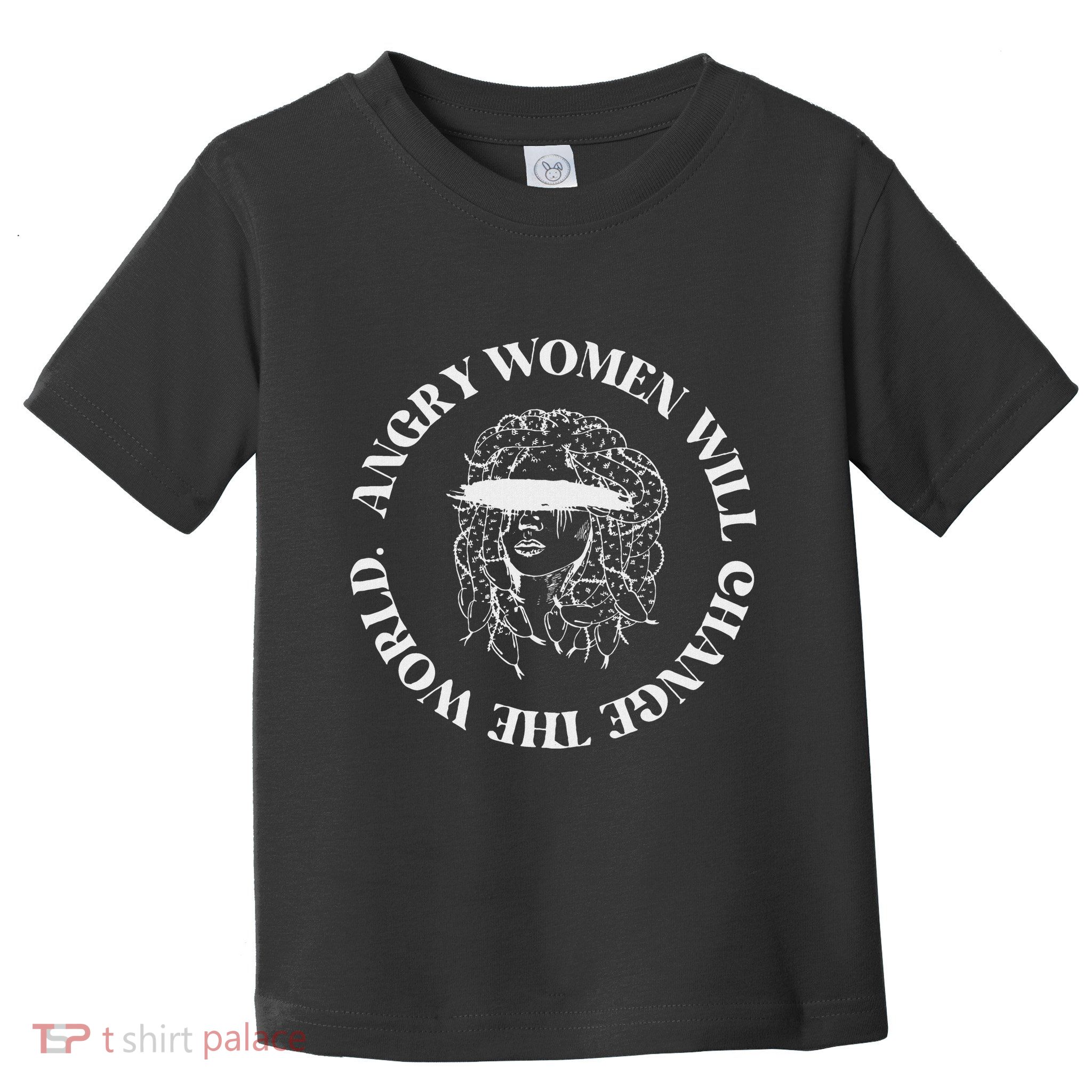 Medusa Angry Women Will Change The World Greek Mythology Toddler T-Shirt