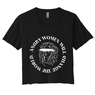 Medusa Angry Women Will Change The World Greek Mythology Crop Top