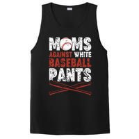 Moms Against White Baseball Pants Funny Mom Apparel Vintage PosiCharge Competitor Tank