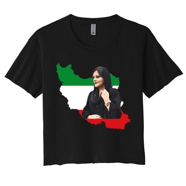 Mahsa Amini Women Life Freedom Crop Top