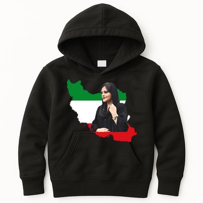 Mahsa Amini Women Life Freedom Kids Hoodie